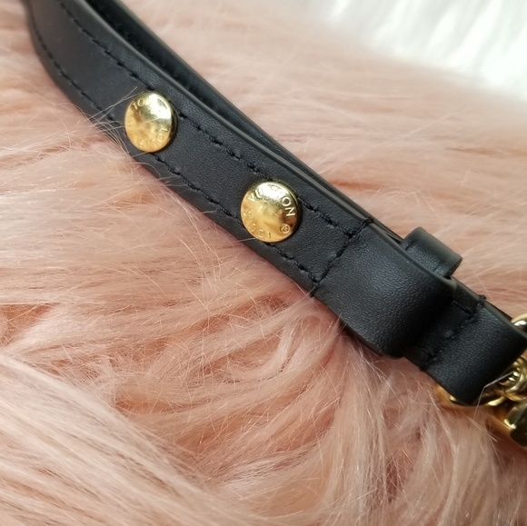 NEW LOUIS VUITTON NEO NOE BLACK NOIR LEATHER STRAP - Picture 5 of 8